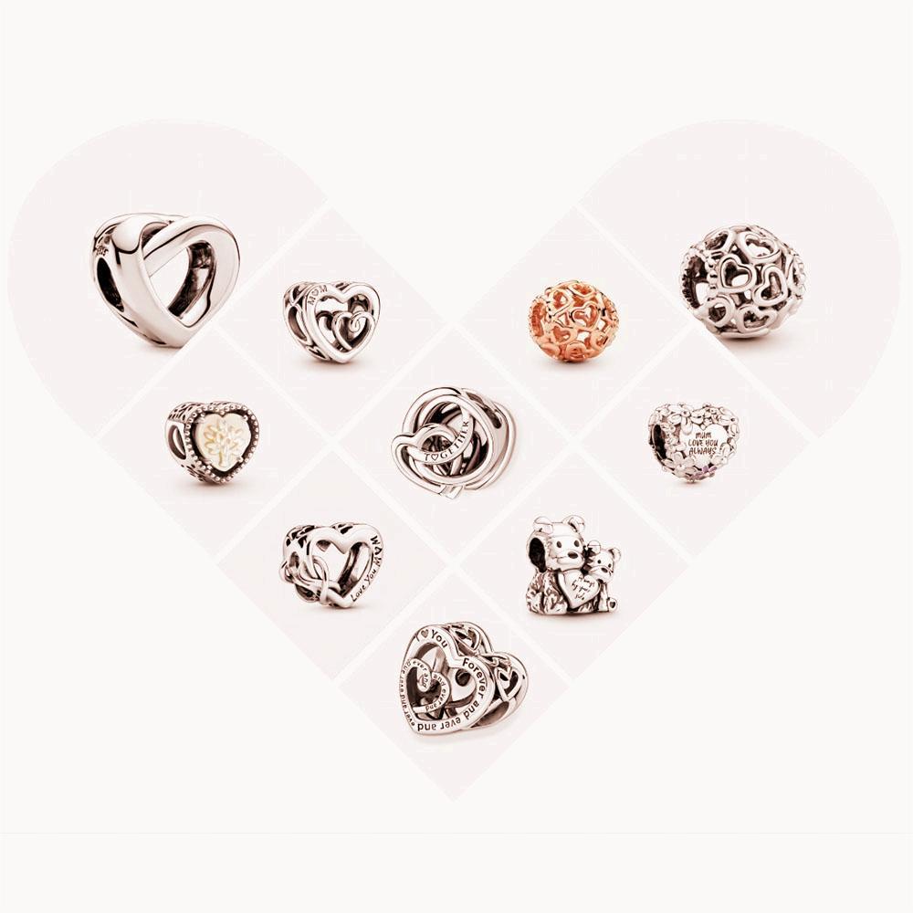 Heart designs for Mother's Day, heart charms