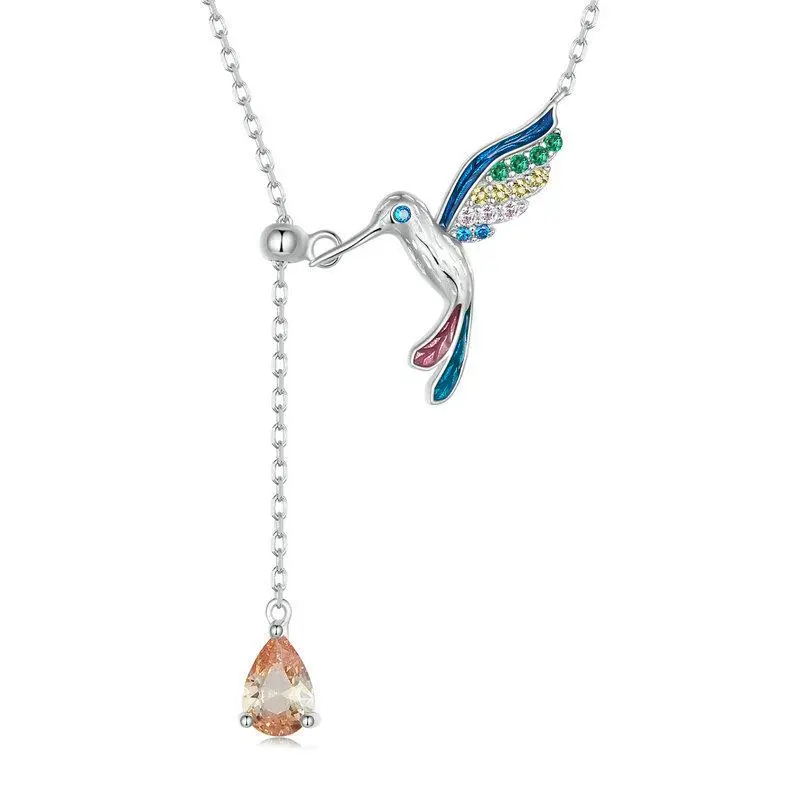 Bird ring and pendant necklace set