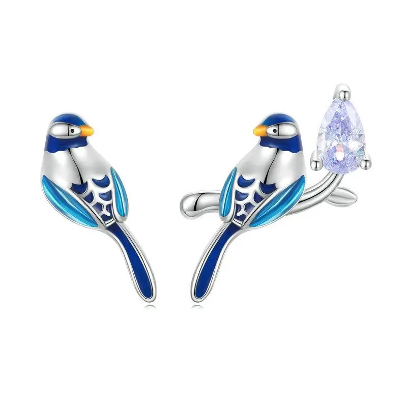 Bird stud Earrings and Ring set