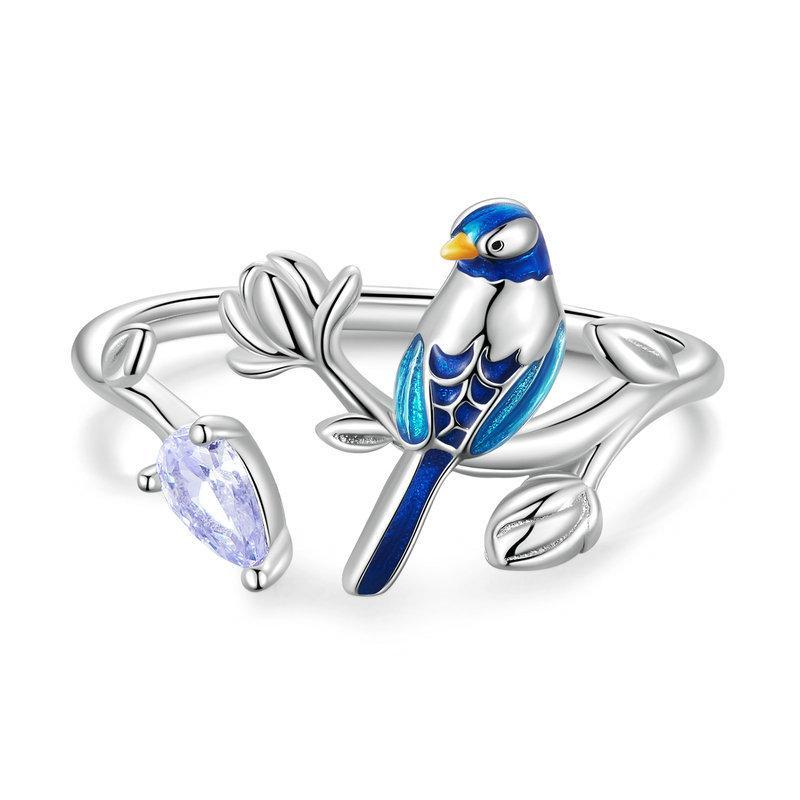 Bird stud Earrings and Ring set