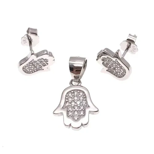 Hamsa hand earring and pendent necklace sets ( L42 )
