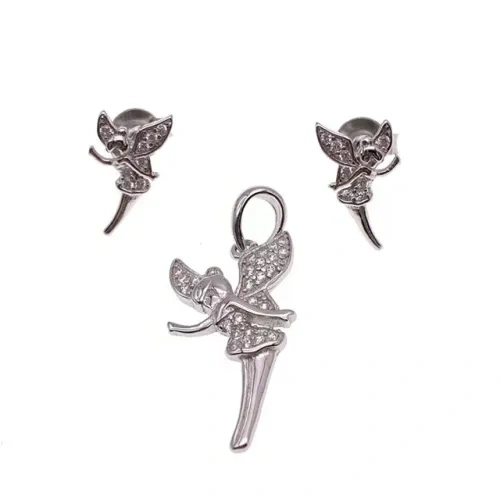 Fairy earring and pendent necklace sets( L42 )