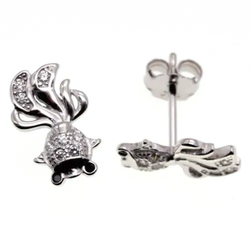 Dolphine&Fish Hoop Earrings ( L42 )
