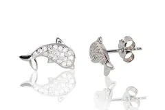 Dolphine&Fish Hoop Earrings ( L42 )