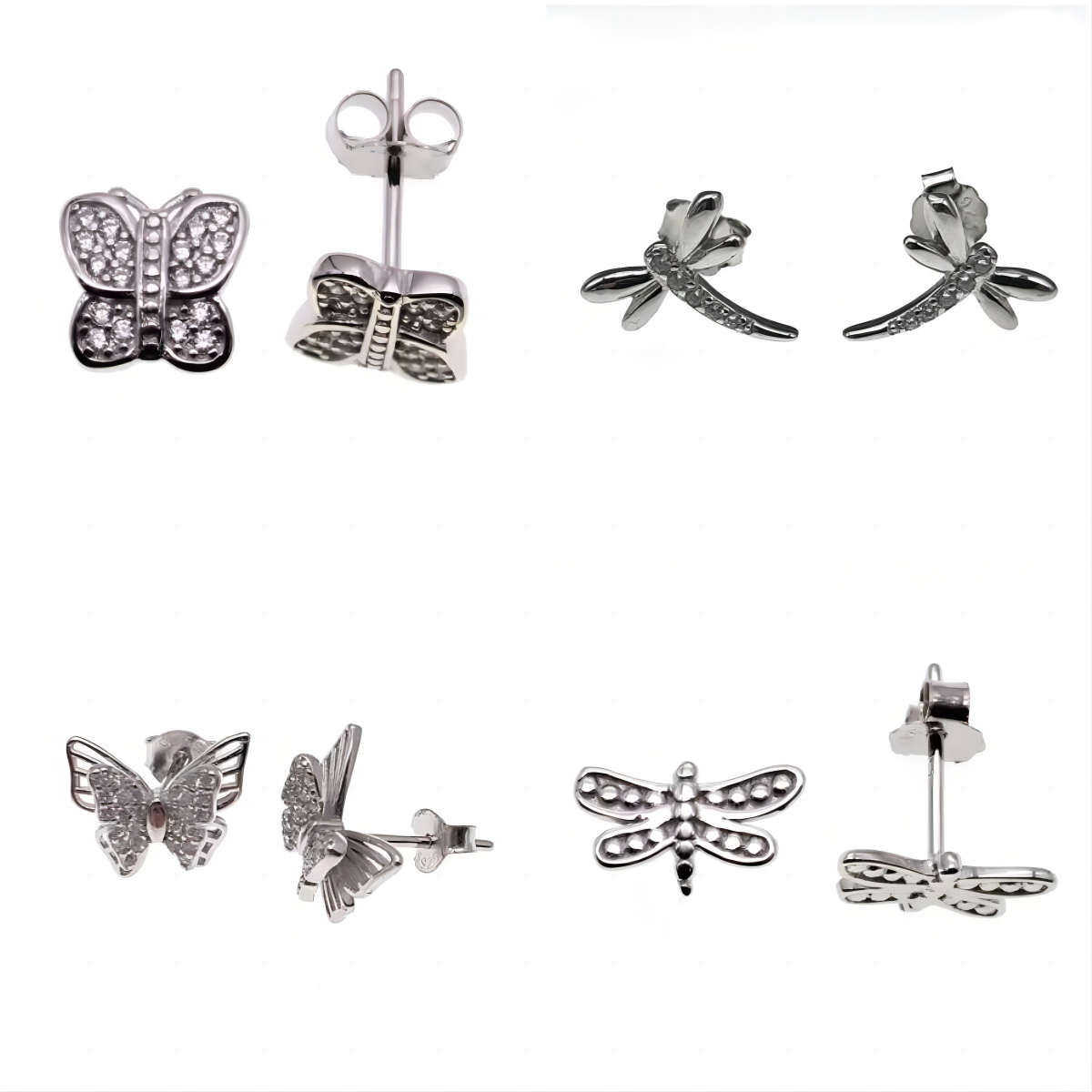 Buffterflies/Dragonfly Stud Earrings ( L42 )