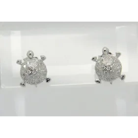 Stud Turtle Earrings   ( L37 )