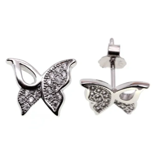 Butterfly Stud Earrings ( L37 )