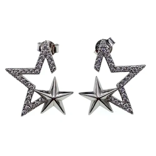 Star Stud Earrings ( L37 )