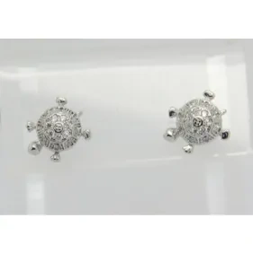 Stud Turtle Earrings   ( L37 )