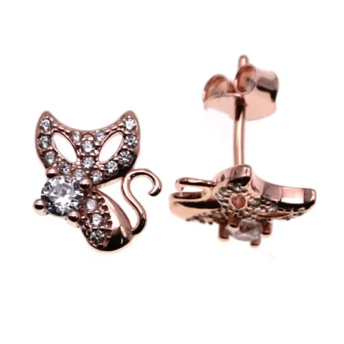 Owl&Bird&Goose&Cat&Bee Stud Earrings   ( L37 )