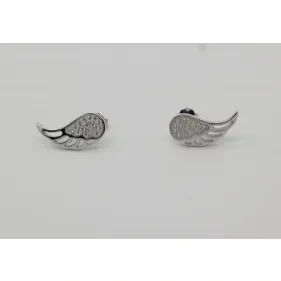 Angel Wing Stud Earrings  ( L37 )