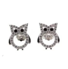 Stud Owl Earrings   ( L37 )