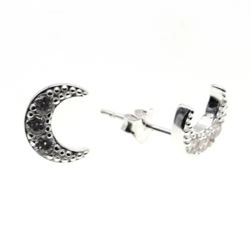 Moon&Star Stud Earrings ( L37 )