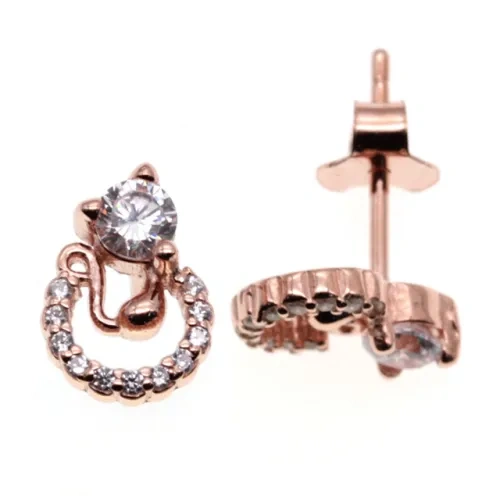 Owl&Bird&Goose&Cat&Bee Stud Earrings   ( L37 )