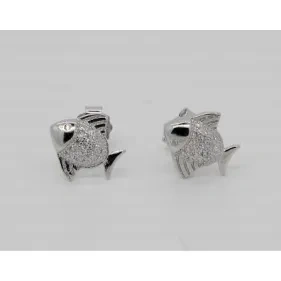 Stud Gold Fish&Rabbit&Bird&Bear Earrings   ( L37 )