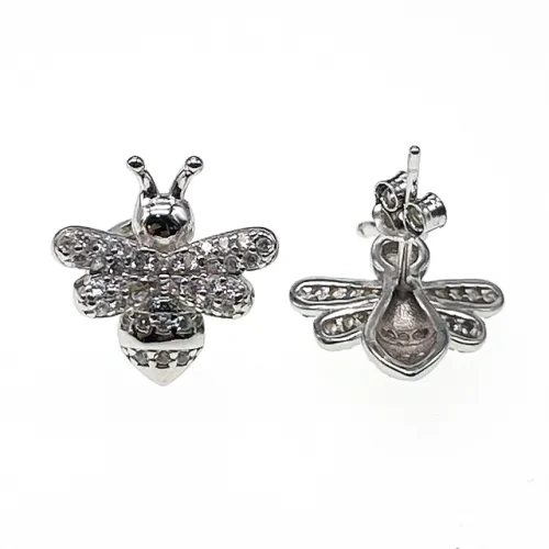 Stud Bee Earrings   ( L37 )