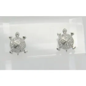 Stud Turtle Earrings   ( L37 )