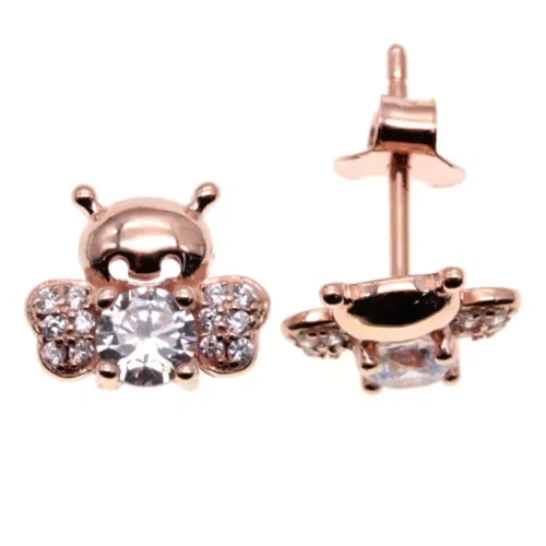 Stud Bee Earrings   ( L37 )