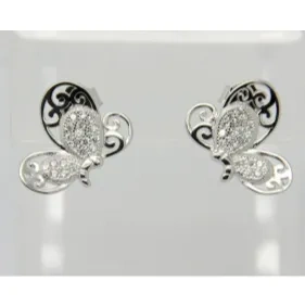Butterfly&Turtle&Fish&Shark Stud Earrings   ( L32 )