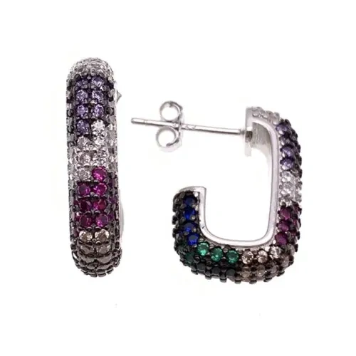 Color Hoop Earrings ( L22 )