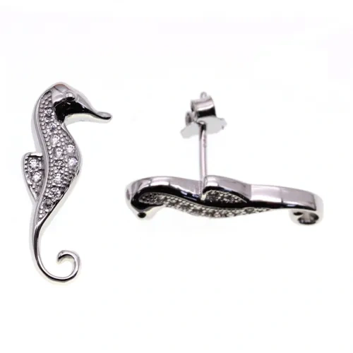 Seahorse&elephone&goose&wolf&bird Stud Earring ( L27 )
