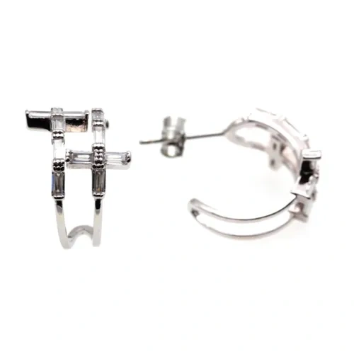 Cross&Infinity Hoop Earrings ( L27 )