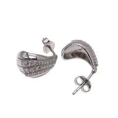 Butterfly Hoop Earrings ( L27 )