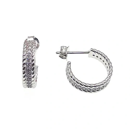 Cross&Infinity Hoop Earrings ( L27 )