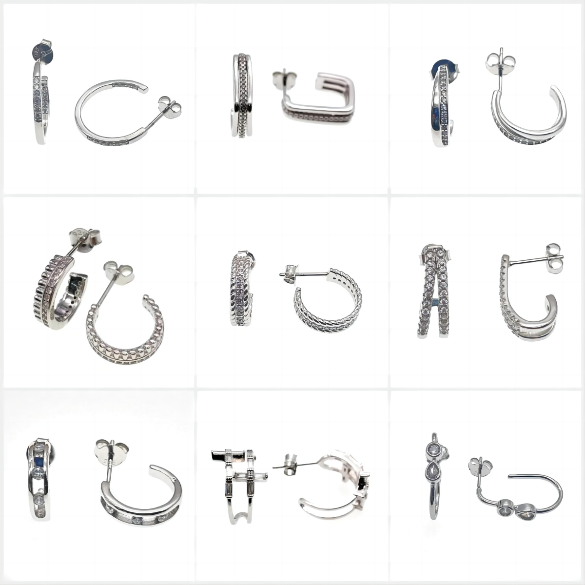 Cross&Infinity Hoop Earrings ( L27 )
