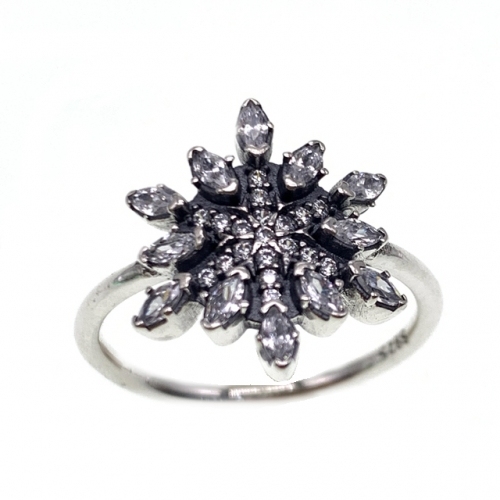 Oxidized Star Rings - L32
