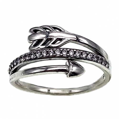 Oxidized Arrow Rings - L32