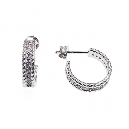 Stud Hoop Earring  - L42