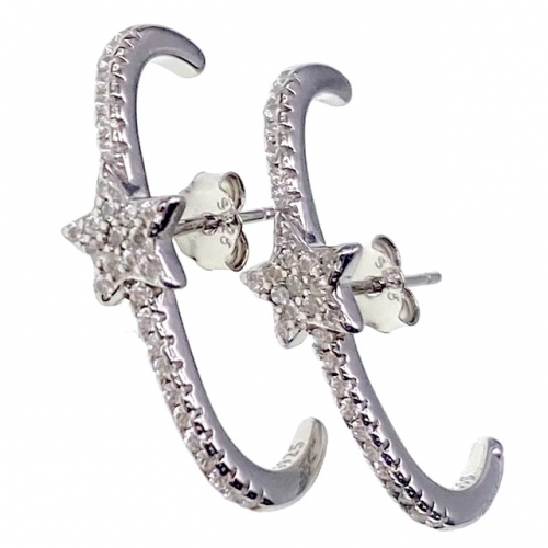 Stud Hoop Earring  - L42