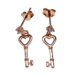 Hanging Stud Key Earring  - L52