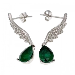 Hanging Stud Wing Earring  - L42