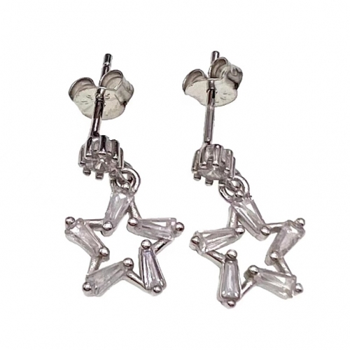 Hanging Stud Star Earring  - L37