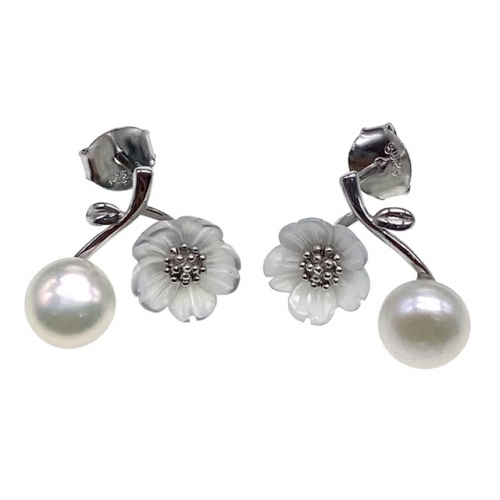 Pearl Flower Earring - L52