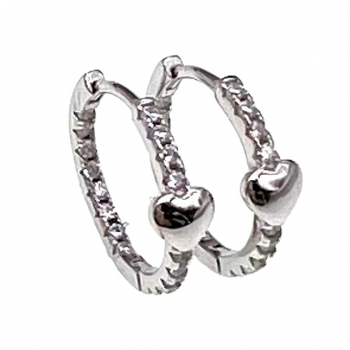 Hoop Heart Earring  - L27