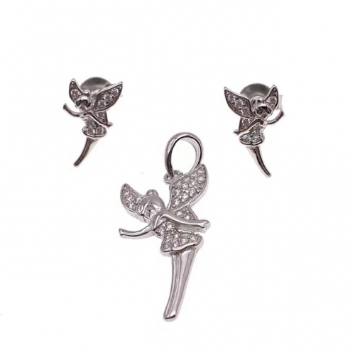 Stud Fairy Earring and Pendant Set -L52