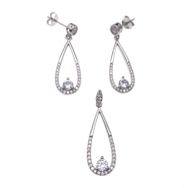 Stud Earring and Pendant Set  -L32