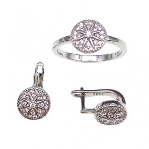 English Lock Earring and Pendant Set  -L32