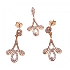 Stud Star Earring and Pendant Set -L37