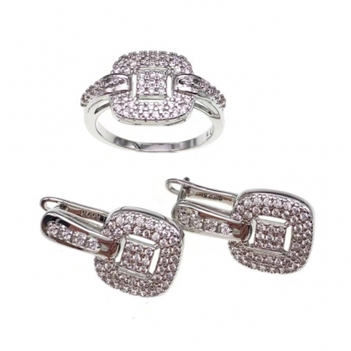 English Lock Earring and Pendant Set  -L32