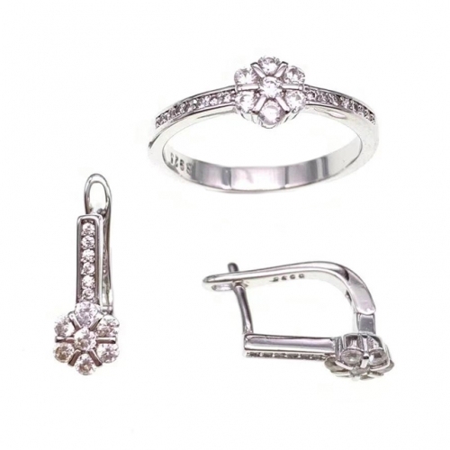 English Lock Earring and Pendant Set  -L32