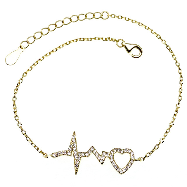 Heart design Chain Bracelet  - L48