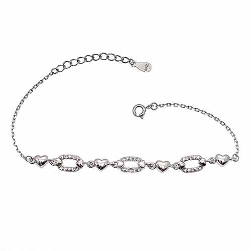 Heart design Chain Bracelet  - L37