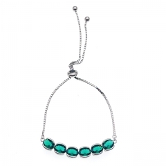 Half component Bracelet with main stone - L27