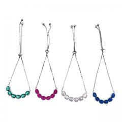 Half component Bracelet with main stone - L27