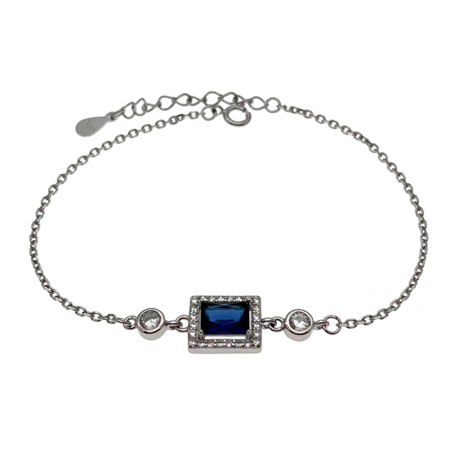 Chain Bracelet with main stone - L37