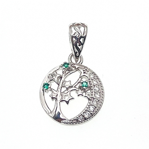Enamel pendant with Star design - L27